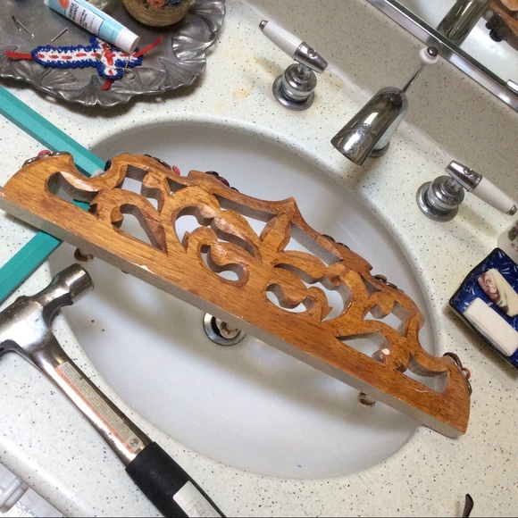 Wood Handmade Coat Hook Button peg Hanger - Picture 8 of 11